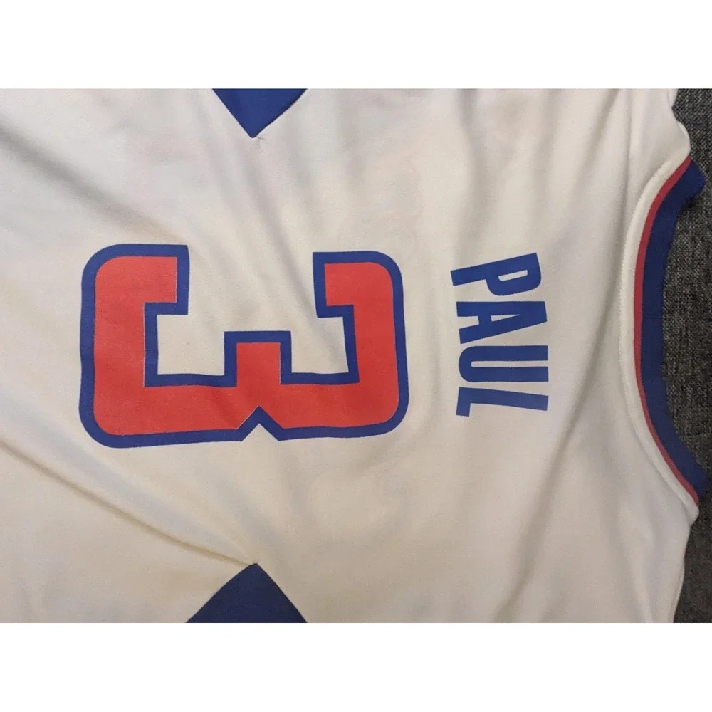 Adidas Clippers Chris Paul #3 White Jersey Shirt Youth Small Basketball NBA
